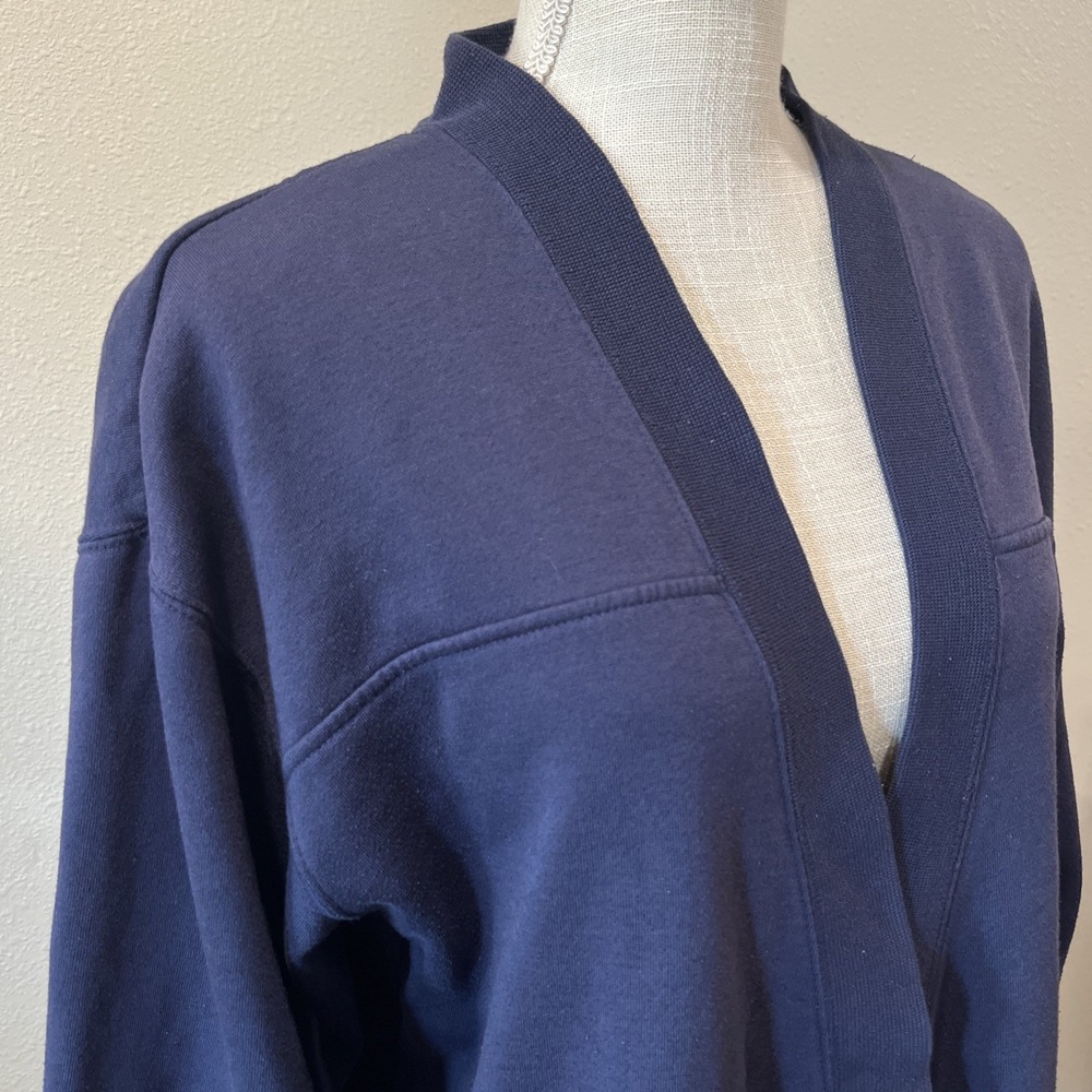 Vintage USA Olympic Cardigan Adult Medium Navy 90s JcPenney Button Sweater Comfy - Picture 2 of 8